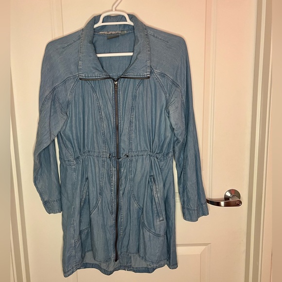 XL Athleta Chambray Jacket - Picture 4 of 6